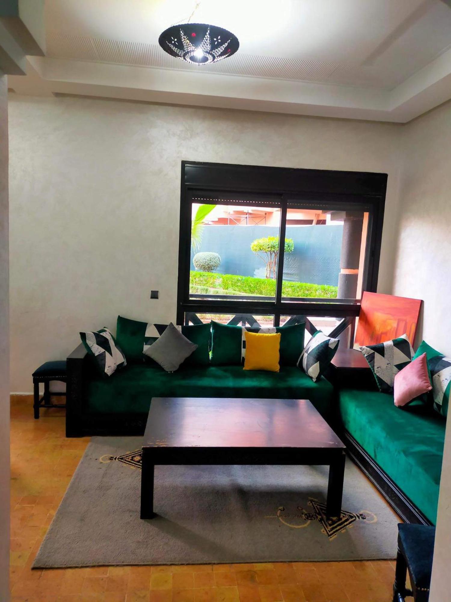 Un Moderne Chic Appartement Vue Sur Piscine Marrakesh Ngoại thất bức ảnh